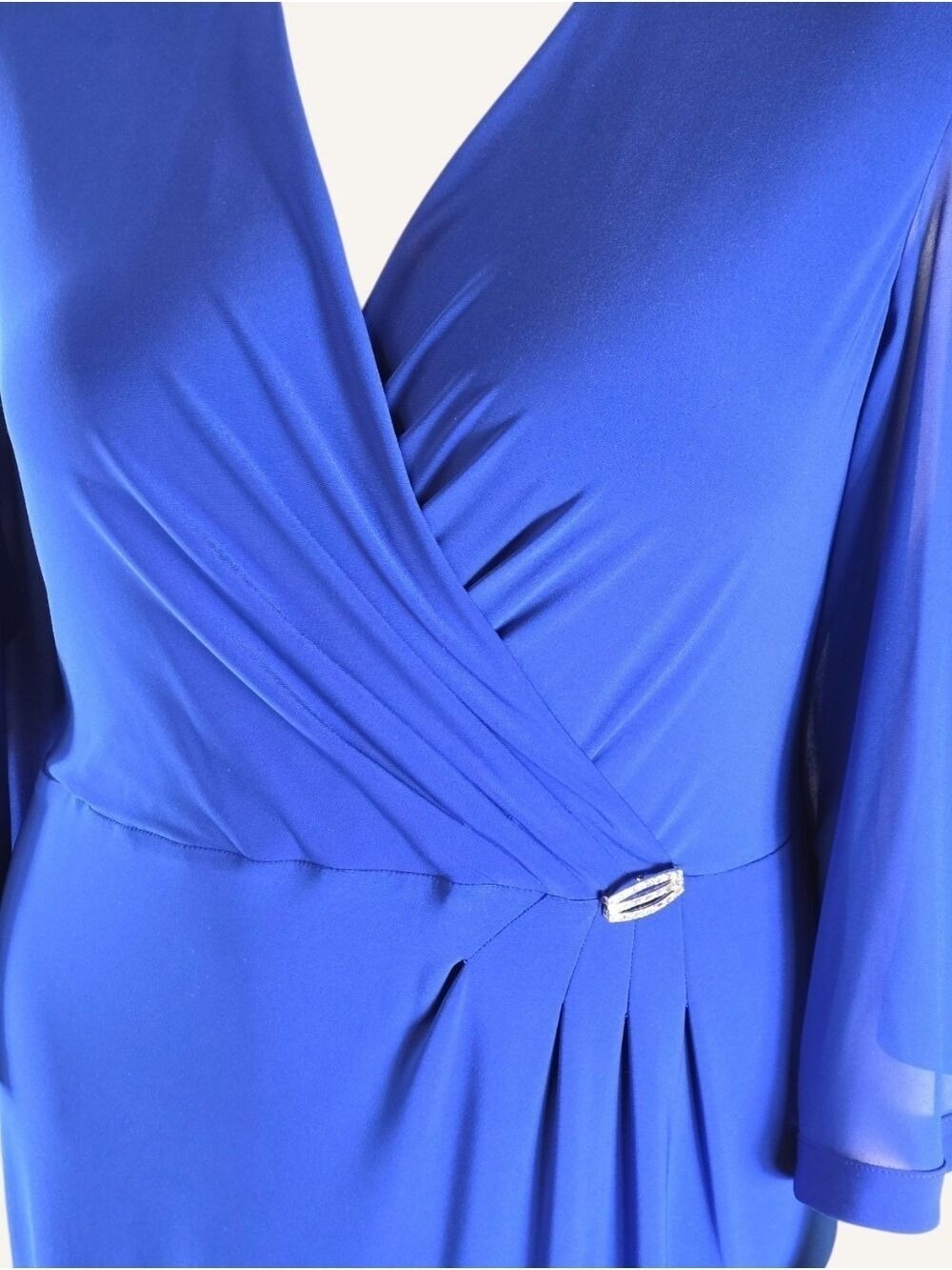 Joseph Ribkoff Royal Blue Wedding Guest Dress Size 20 NWT - Picture 5 of 9